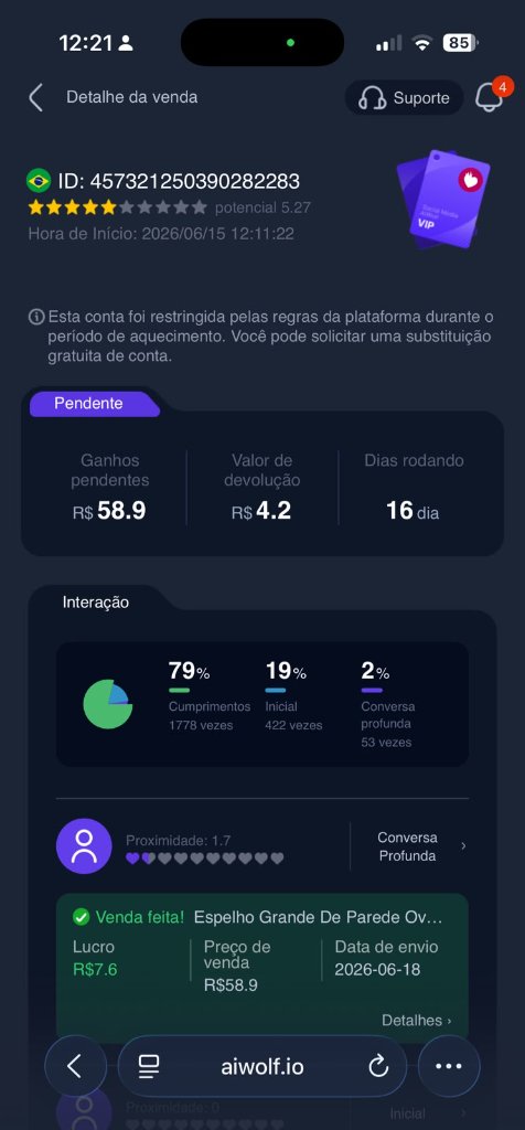 Print do app Wolf 5